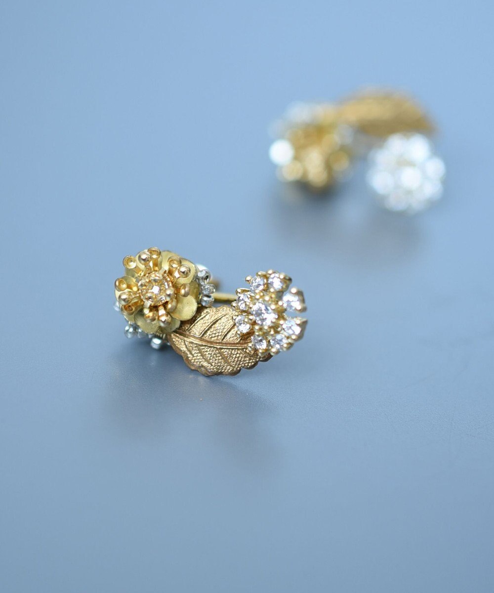 monshiro 【スワロフスキー】アリウムプチ ピアス 