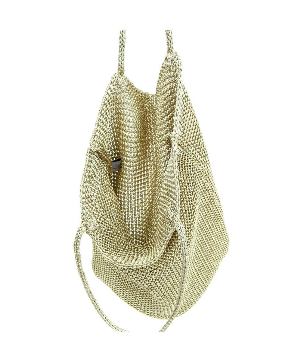 UNBILLION カシュカシュ cachecache / ラメ糸編みトートバッグ 