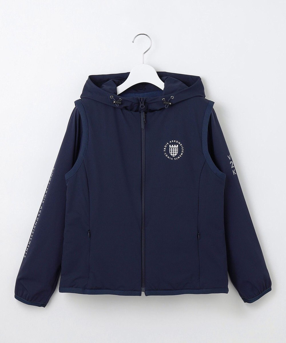 23区GOLF 【WOMEN】マルチウェイ ブルゾン＆リバーシブルベスト セットアイテム　気温の変化に対応 