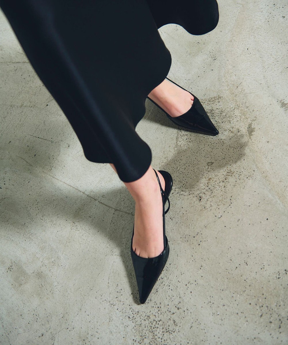 GRACE CONTINENTAL サテンバイアスロングスカート 