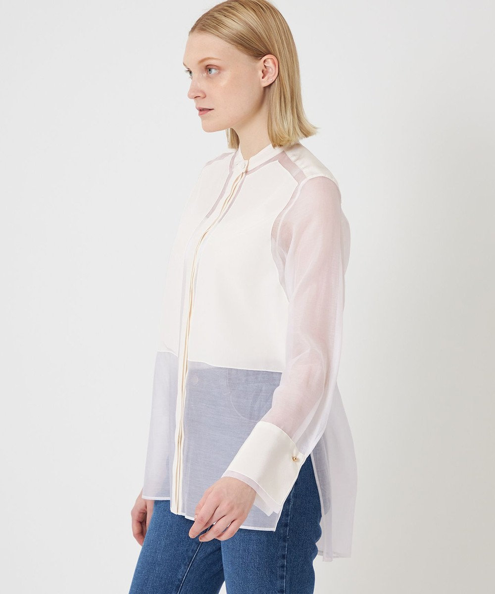 BEIGE， 【WEB限定】SAPHIR / シアーブラウス 