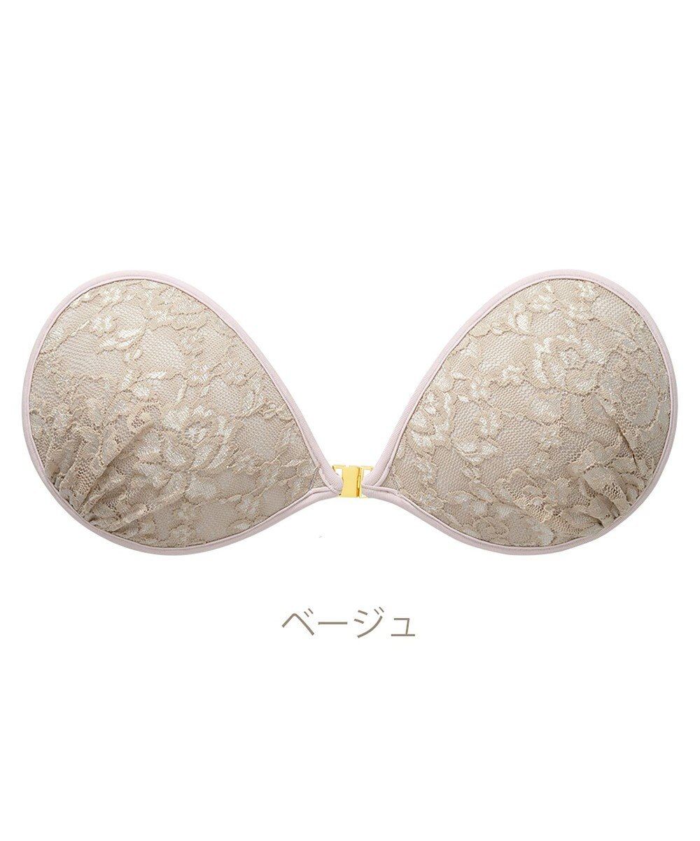 BRADELIS New York 【NuBra / ボリュームアップ】パテッドヌーブラ クラシカルブーケ 蒸れにくい バックレス コレクション デザインヌーブラ 正規品 