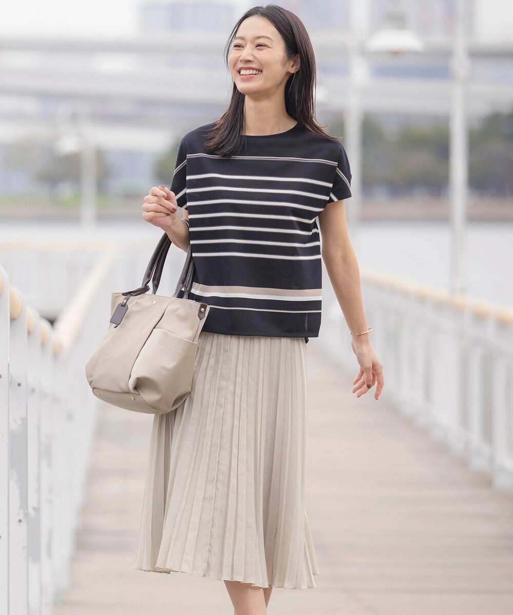 J.PRESS LADIES 【WEB限定カラーあり・A4サイズ収納可・撥水】 ナイロン トート バッグ 