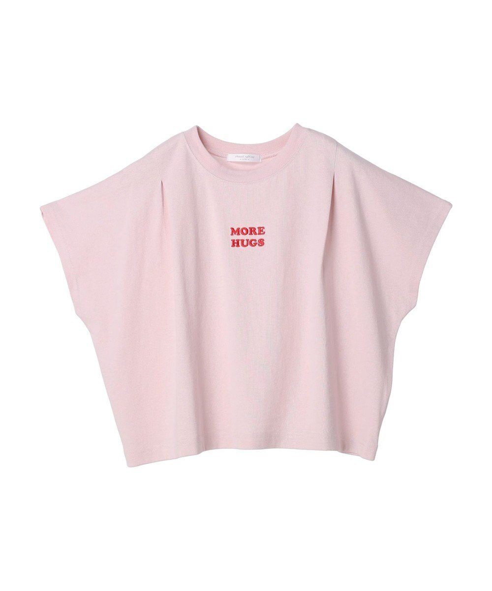 Green Parks ワンポイント刺繍タックＴシャツ 