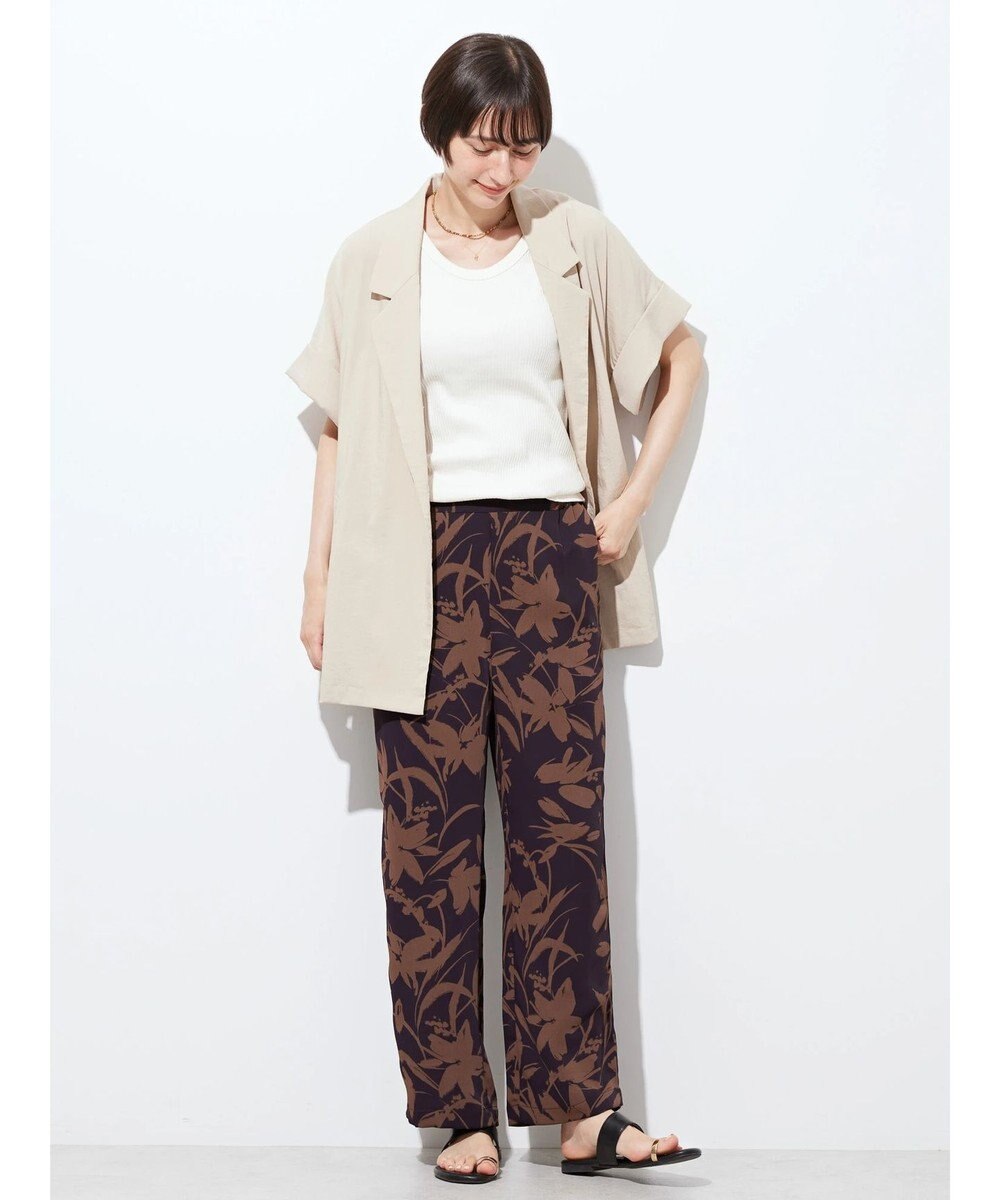 AMERICAN HOLIC サラッとＬｅａｆモチーフパンツ 