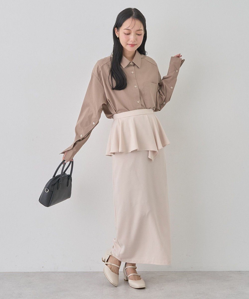 earth music&ecology ２ｗａｙマントスリーブシャツ 