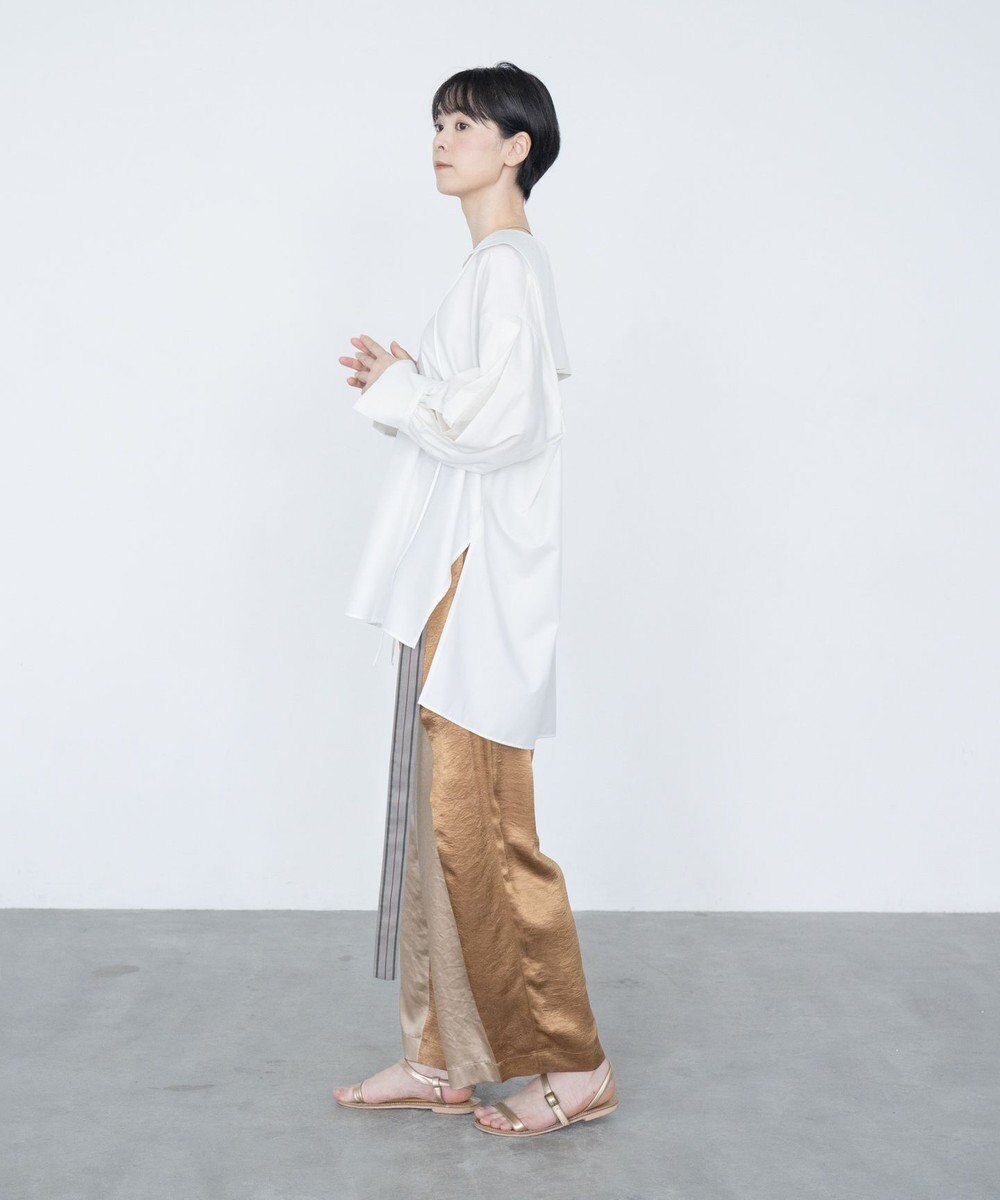 COQ FIN オーバーサイズセーラーカラーブラウス 