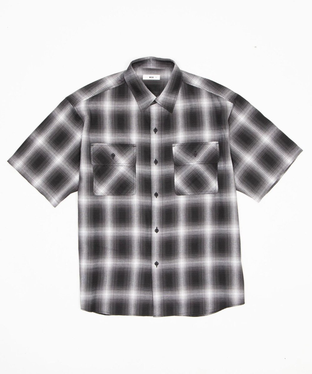 WEGO オンブレチェックシャツ（SS） 