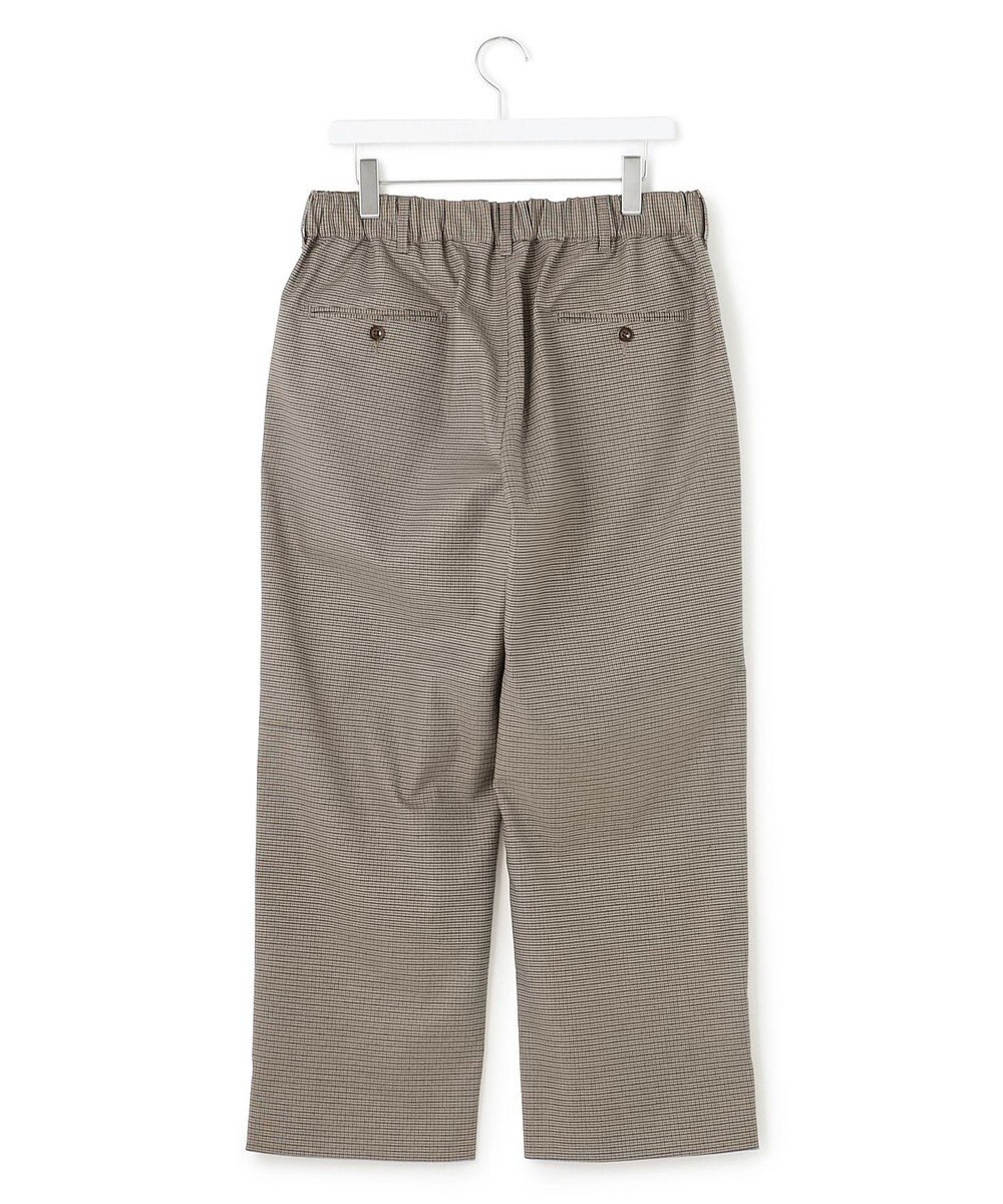 J.PRESS YORK STREET 【UNISEX】クラシックチェック ワイドバギーパンツ 