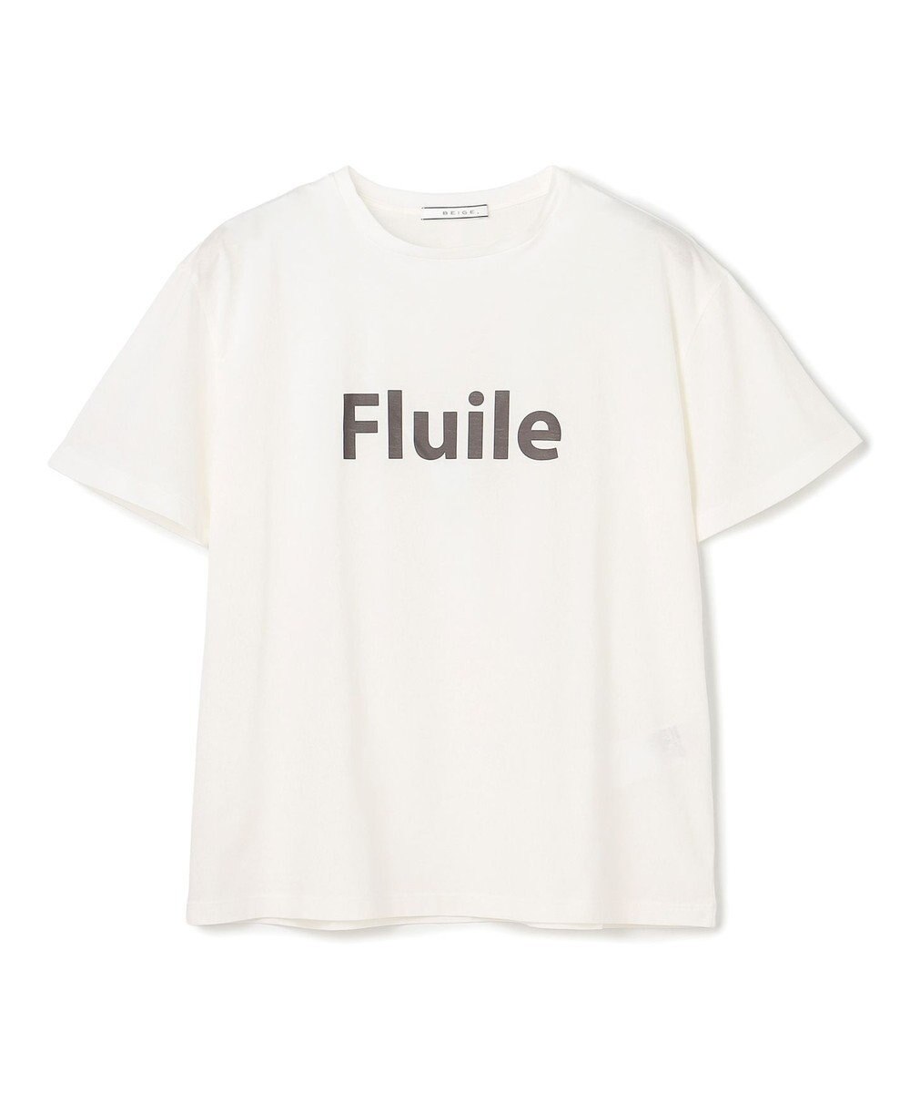 BEIGE， STELLERITE / コットンロゴTシャツ 