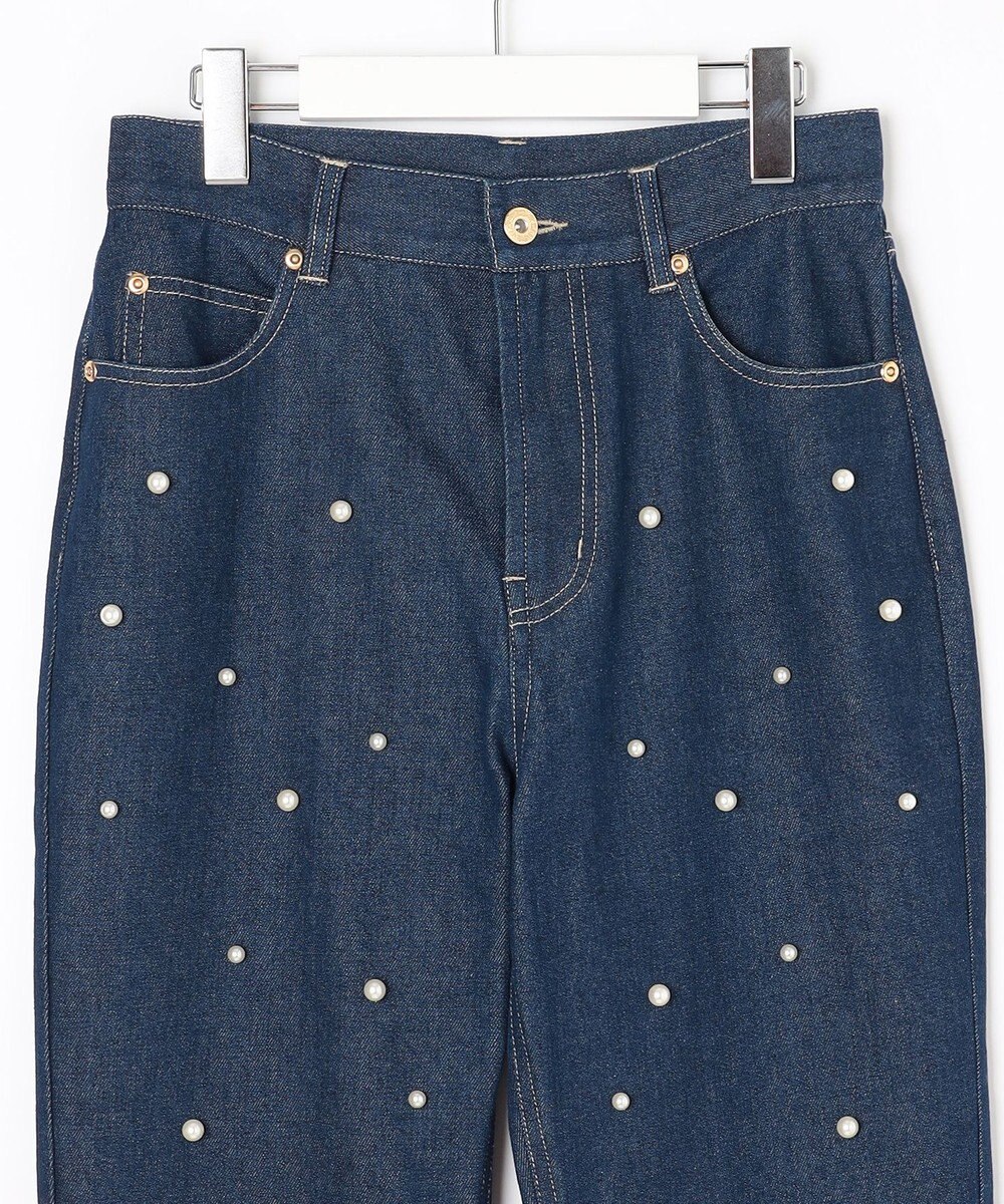 Feroux ランダムパールデニム パンツ 