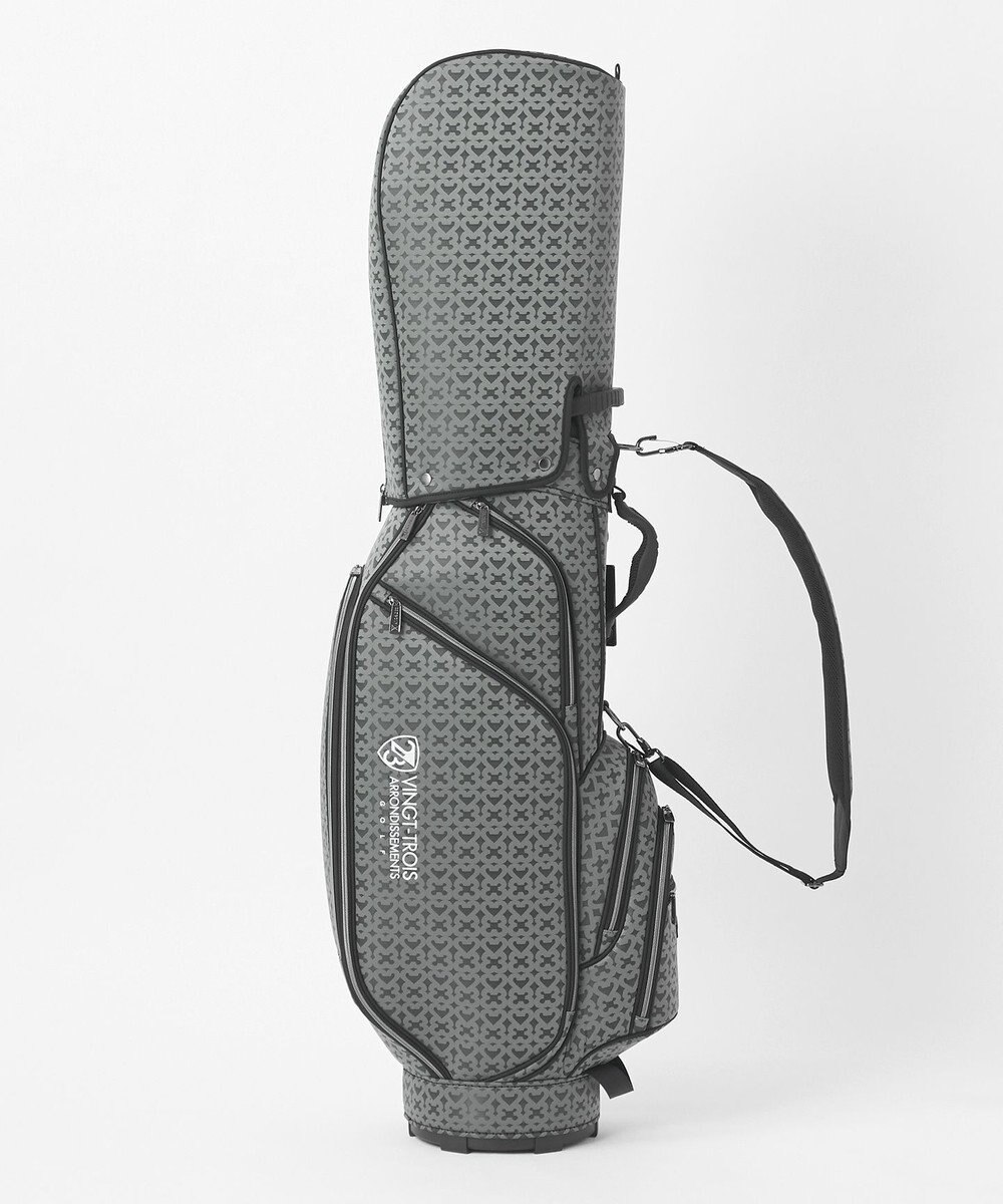 23区GOLF 【UNISEX】モノグラムライトキャディバッグ　ベテランゴルファーにもおすすめなモダンデザイン 