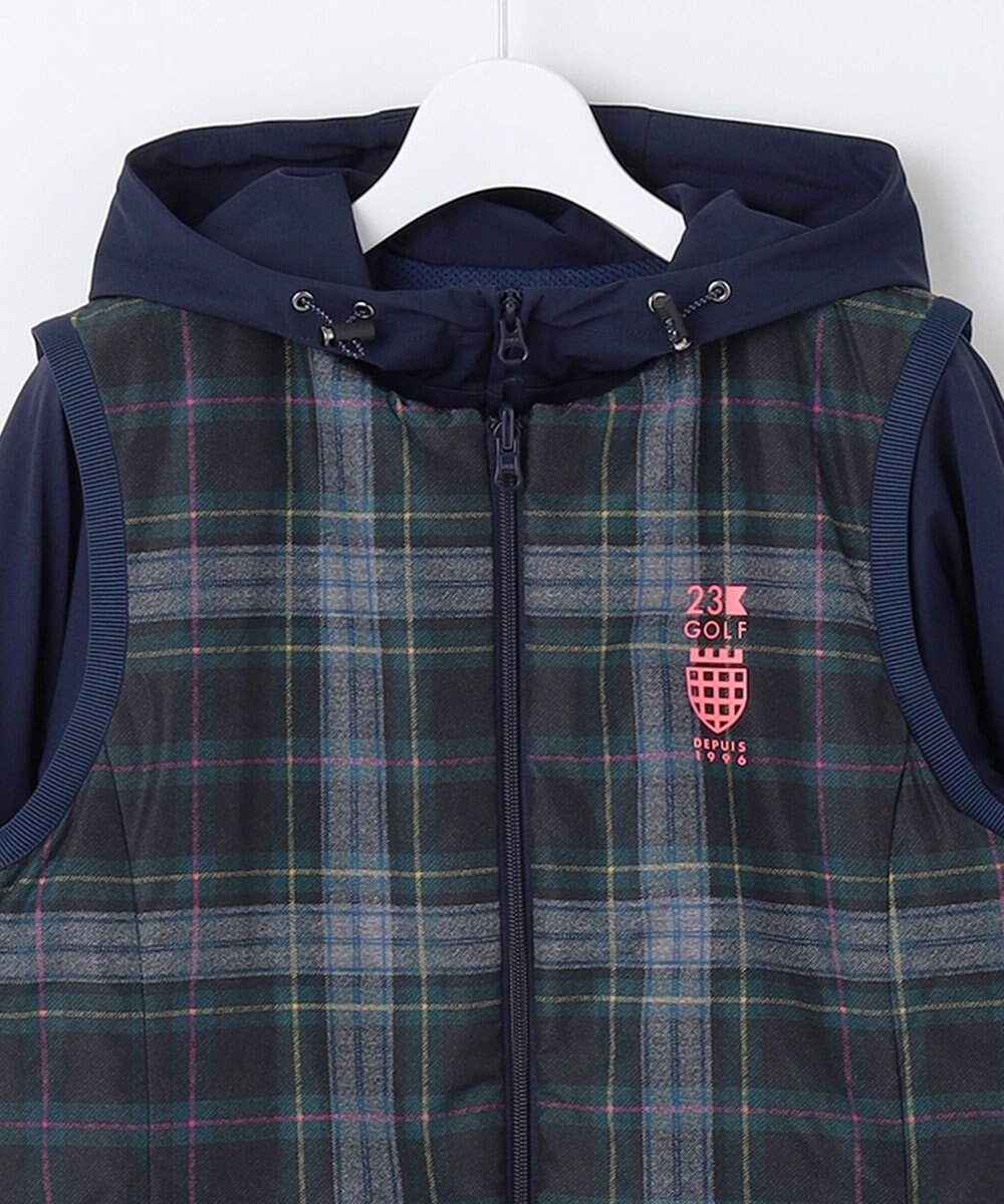 23区GOLF 【WOMEN】マルチウェイ ブルゾン＆リバーシブルベスト セットアイテム　気温の変化に対応 