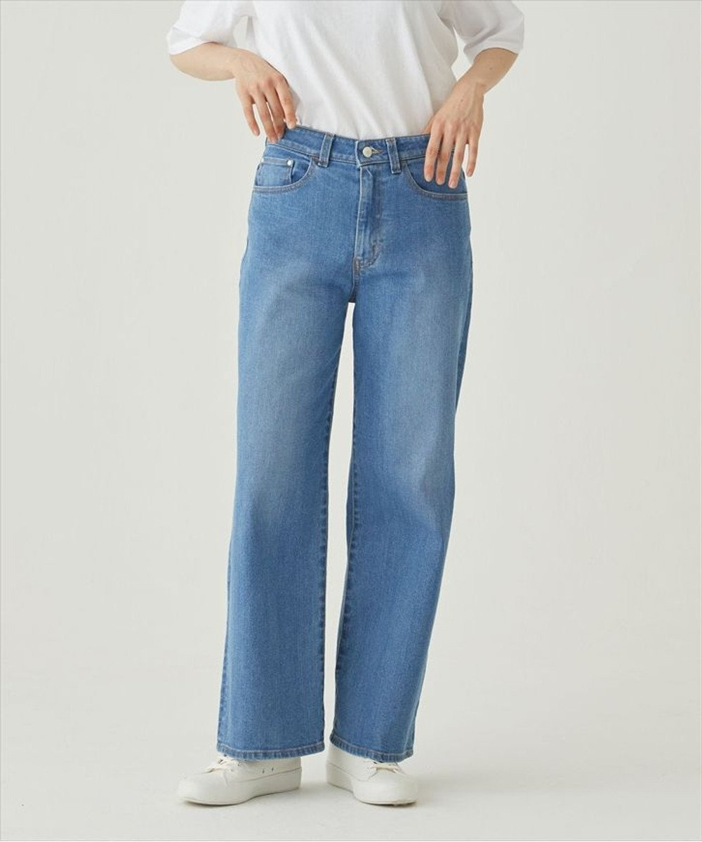 caqu 80's slim baggy バギーフィットワイドデニム 