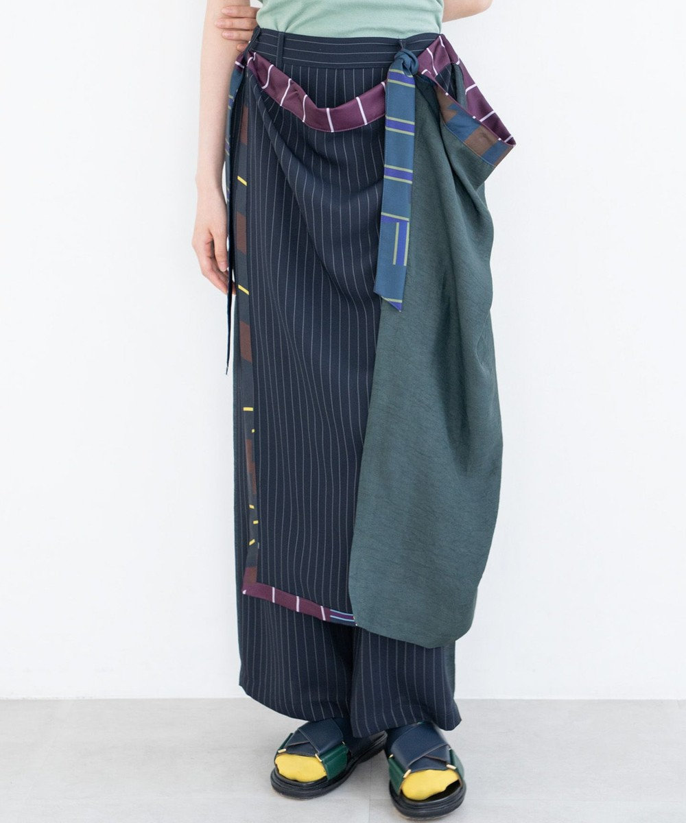 COQ MULTI WAY SAILER ラップスカート付きパンツ 