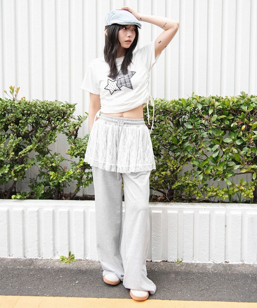 WEGO クラフトデザインサイドドロストT 