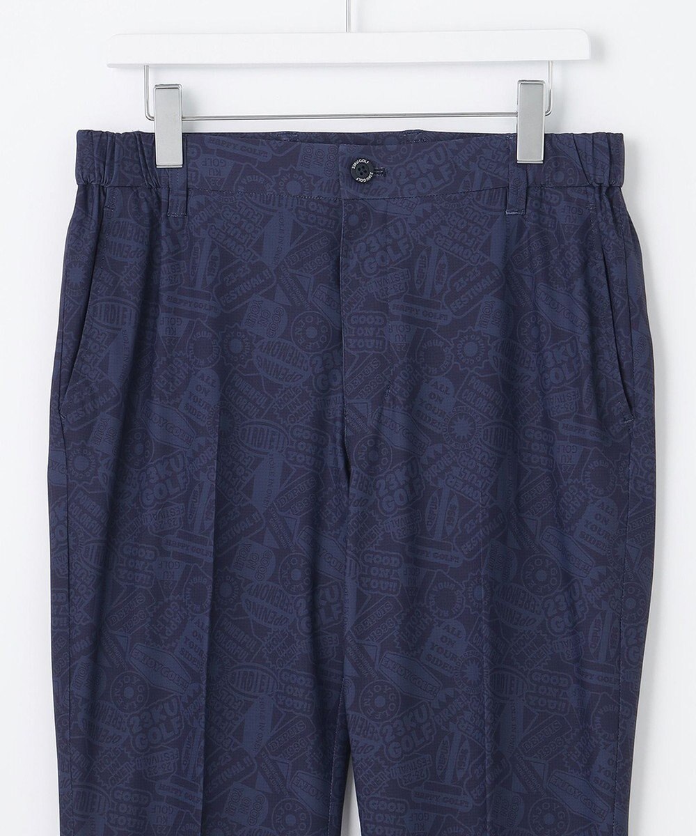 23区GOLF 【MEN】ステッカー柄プリント パンツ 