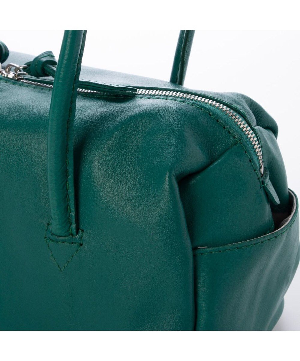 UNBILLION ペルケ perche / ソフトレザーワイドボストントート 