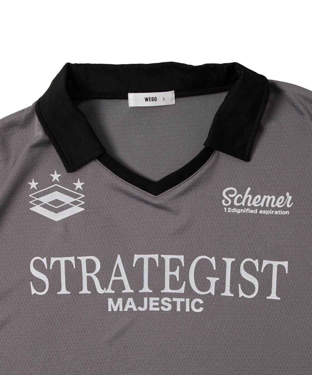 WEGO 【ユニセックス着用ITEM/MLサイズ展開】ドロストゲームシャツプルオーバー 