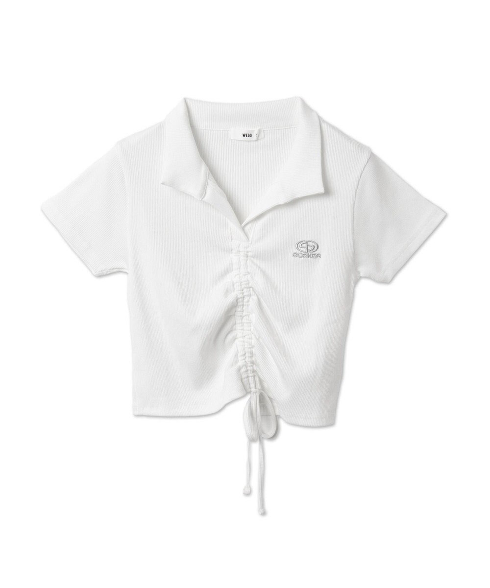 WEGO 刺繍スキッパードロストT 