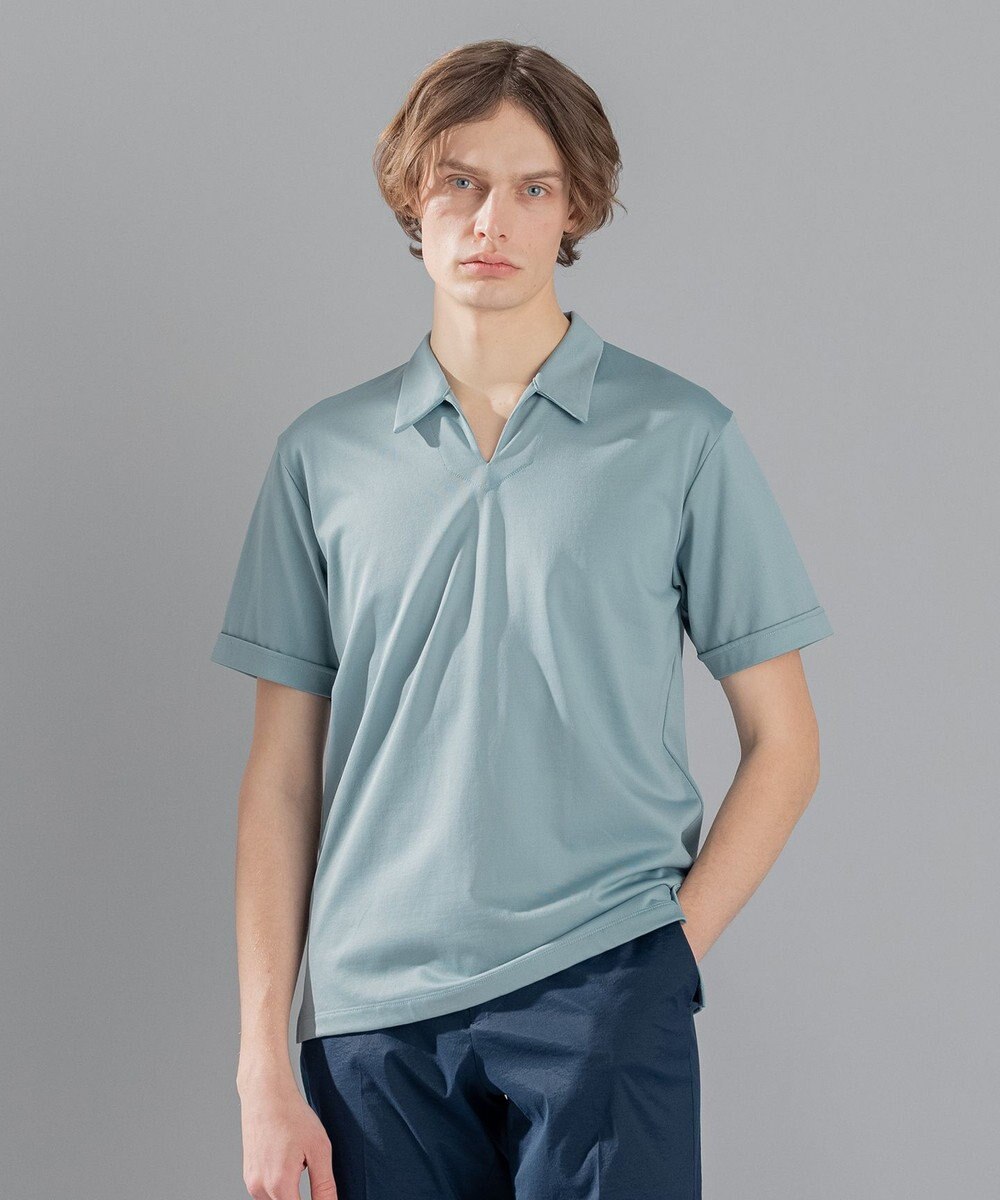 JOSEPH HOMME コットンナイロンテリー　スキッパー 