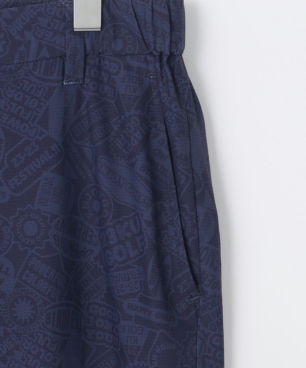 23区GOLF 【MEN】ステッカー柄プリント パンツ 