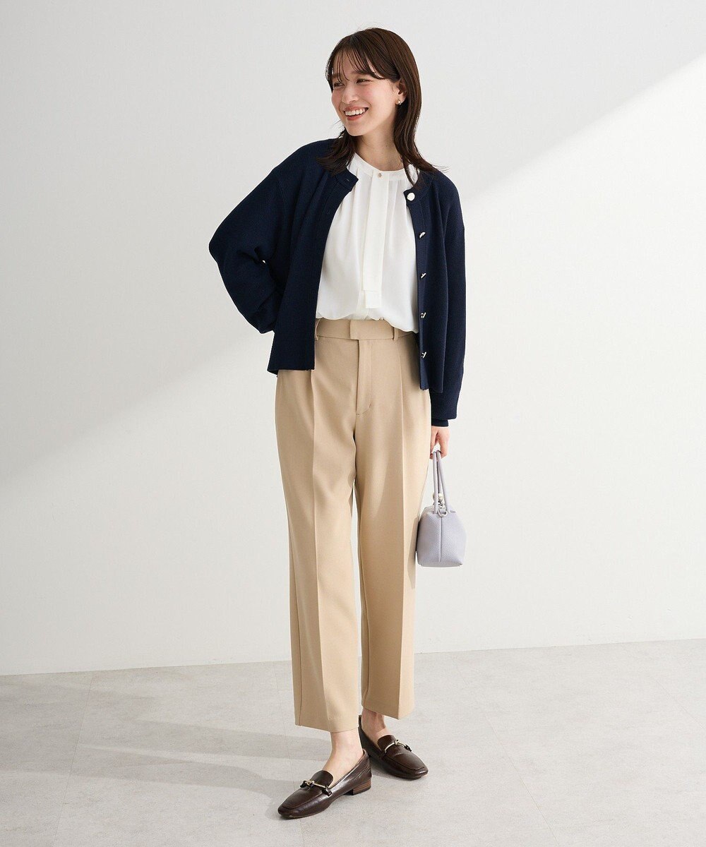 Green Parks アンチピリング金ボタンニットカーディガン 