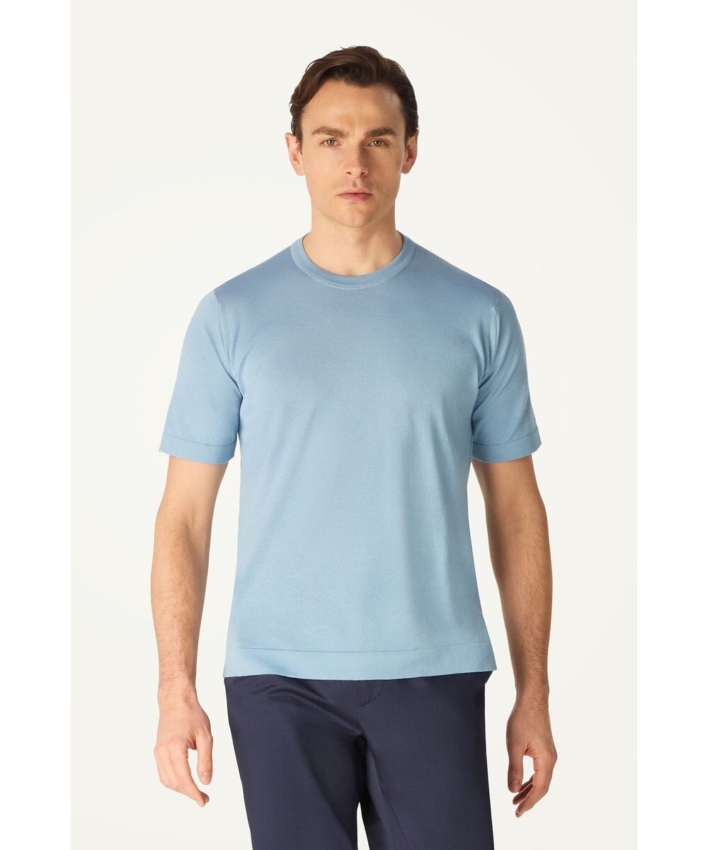 DAKS John Smedley for DAKS ハウスストライプTシャツ 