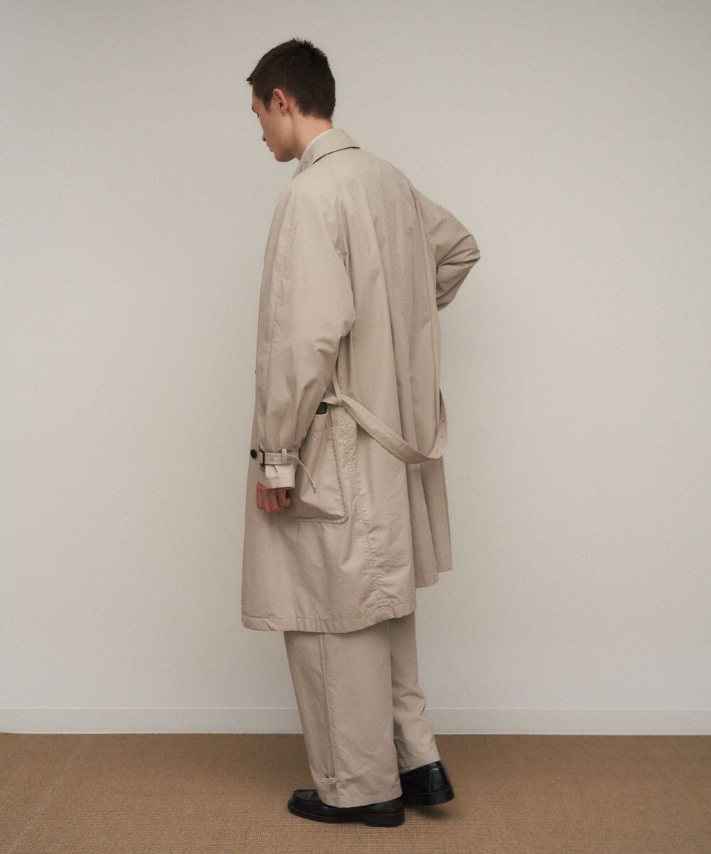 ATON LIGHT TC GABARDINE | ウォッシュトレンチコート - UNISEX 