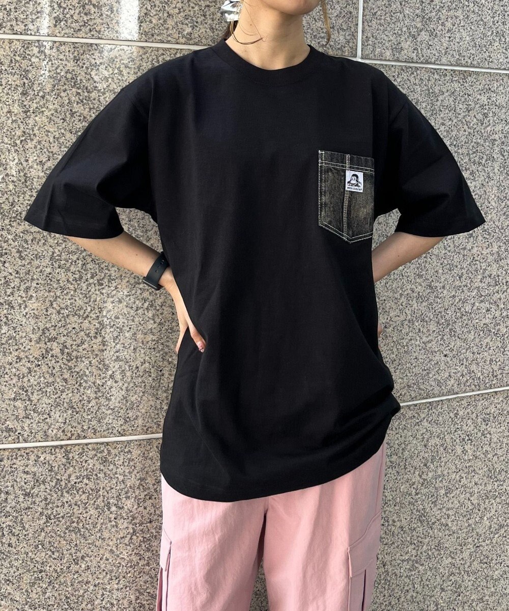 WEGO 【ユニセックス着用ITEM/MLサイズ展開】BENDAVISデニムポケットT（SS） 