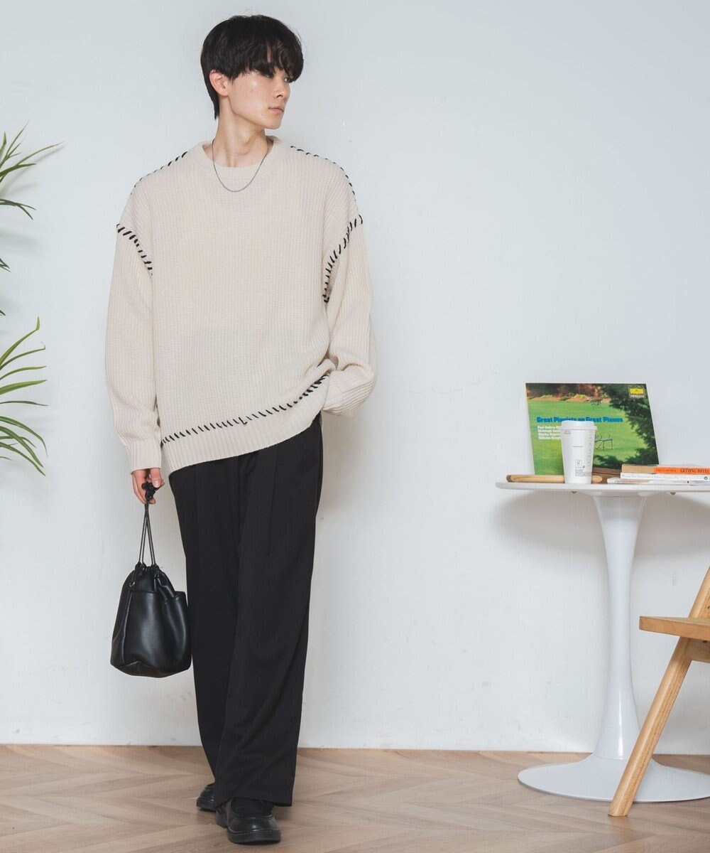 WEGO ハンドステッチプルオーバー 