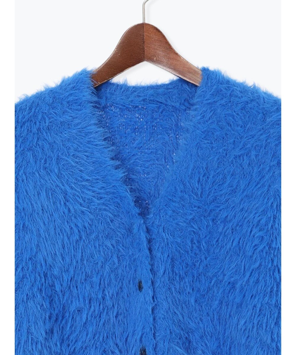 Te chichi シャギーVネックカーディガン 