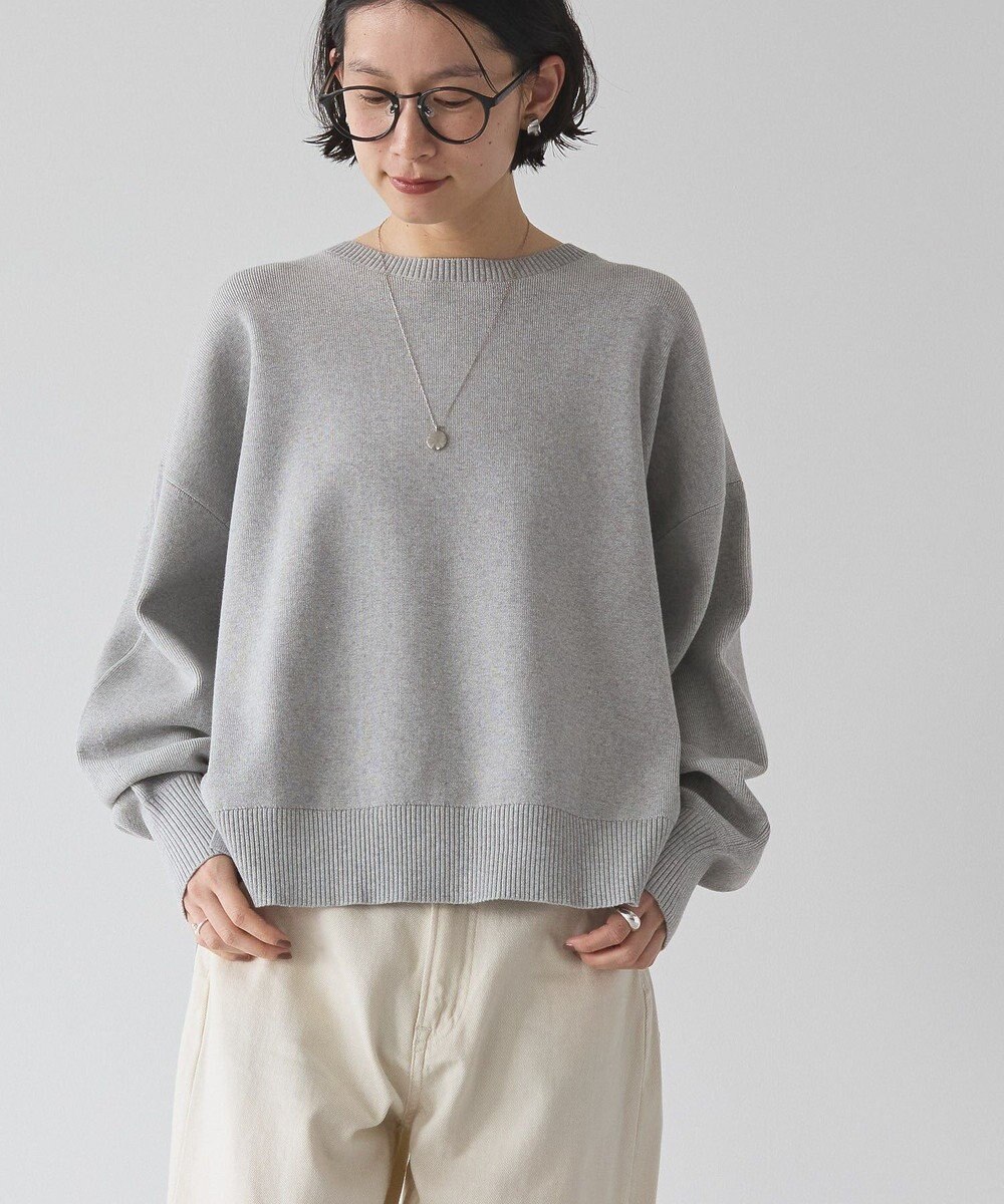 AMERICAN HOLIC 袖ボリュームサイドスリットニットプルオーバー 