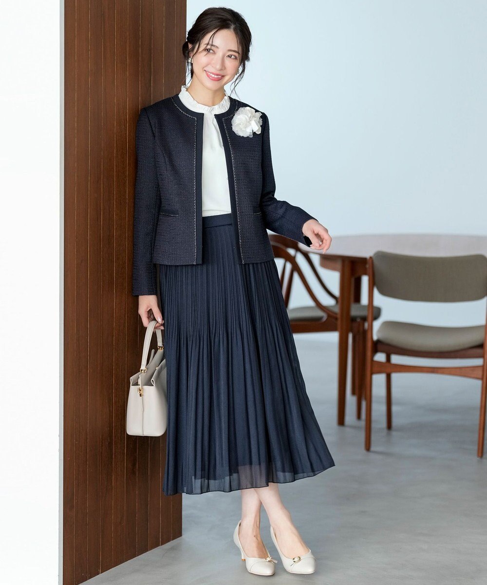 ANY SIS シャイニープリーツ スカート 