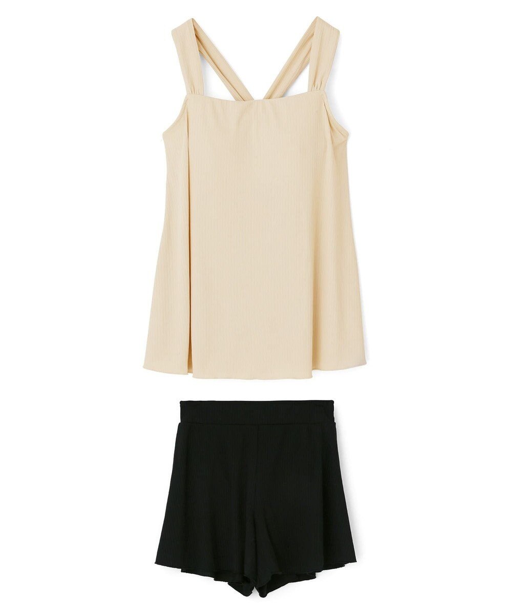 San-ai Resort（三愛水着楽園） WEB限定商品　タンキニキュロパンセット水着　9M・11L　【San-ai Resort（サンアイリゾート）】 