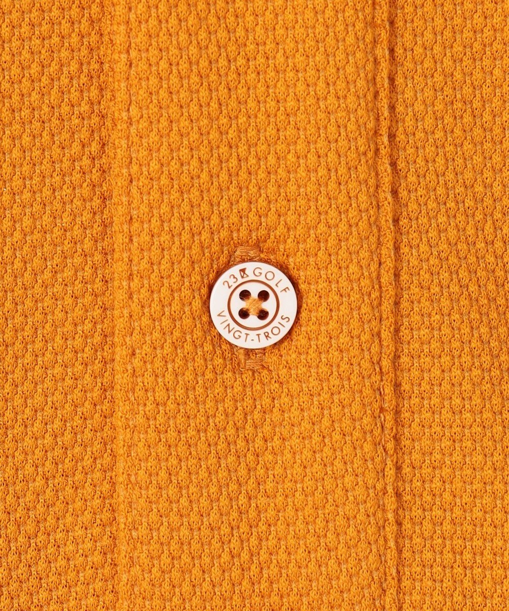 23区GOLF 【MEN】【吸水速乾・UVケア】ハニカムカノコ 長袖ポロシャツ 