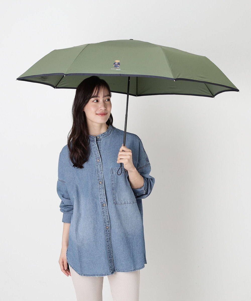 MOONBAT 【WEB限定】POLO RALPH LAUREN(ポロ ラルフローレン)FLAG BEAR 雨傘 折りたたみ傘 ユニセックス 