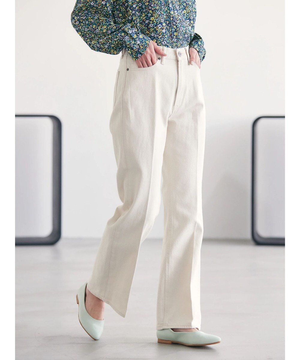 AMERICAN HOLIC センタープレスフレアデニム 