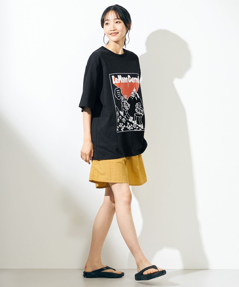 SHARE PARK MENS 【UNISEX】UVカット アートコラボTシャツ〈HIKING〉 
