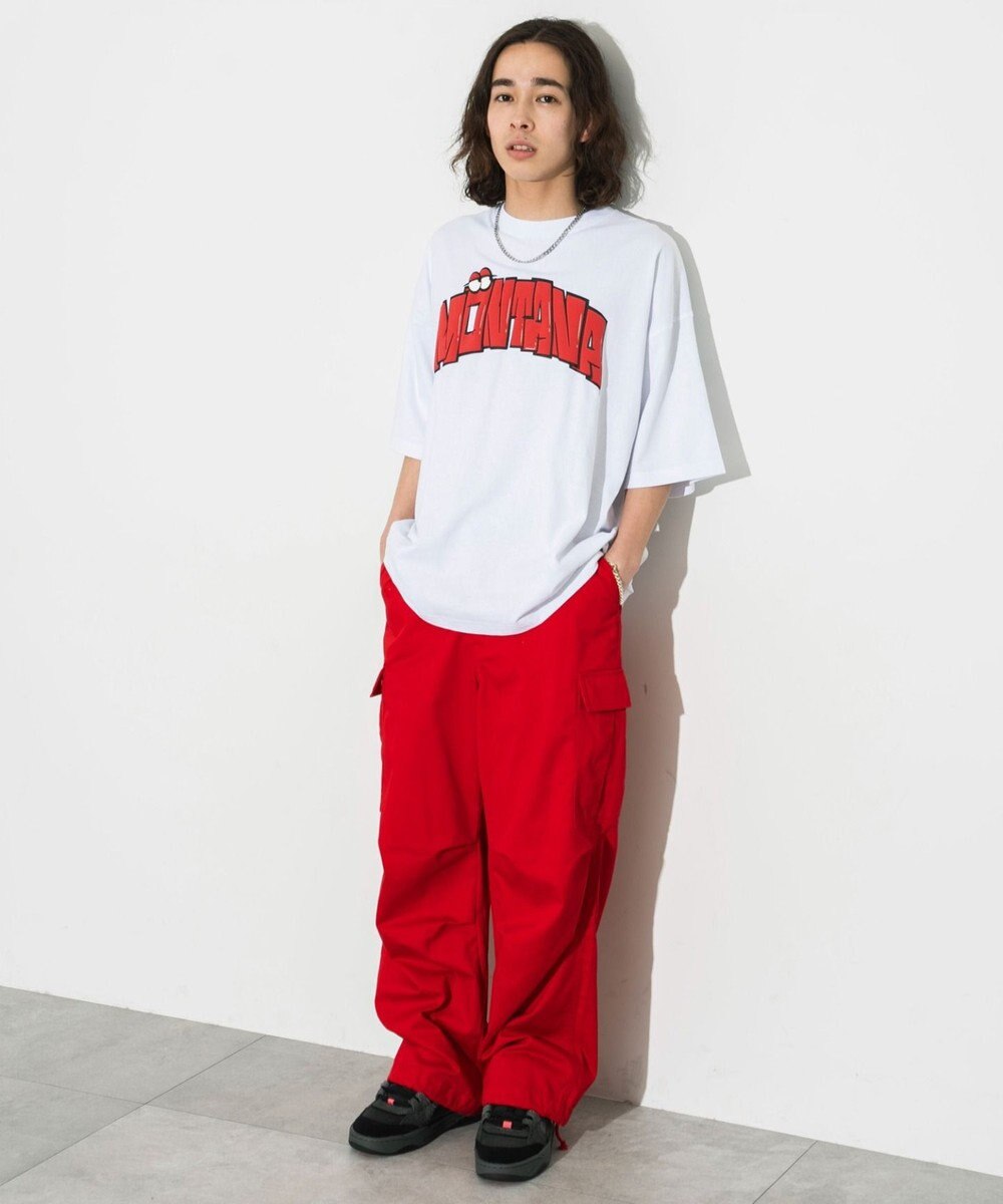 WEGO 【ユニセックス着用ITEM/ネックレス付き】アクセ付きグラフィックT（S） 