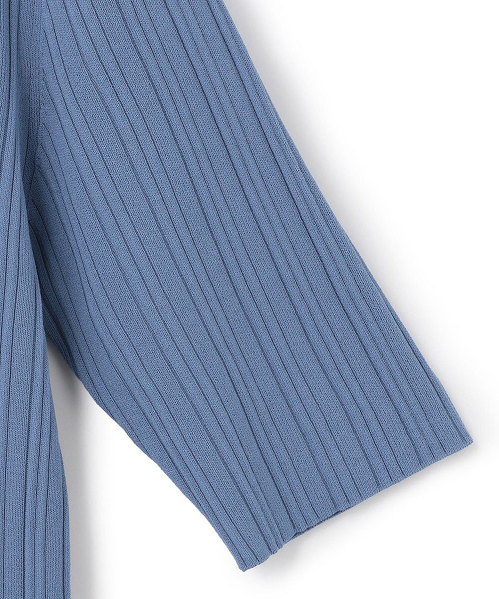 ICB L 【新色追加・洗える】シンセティックハイゲージ 5分袖リブニット 