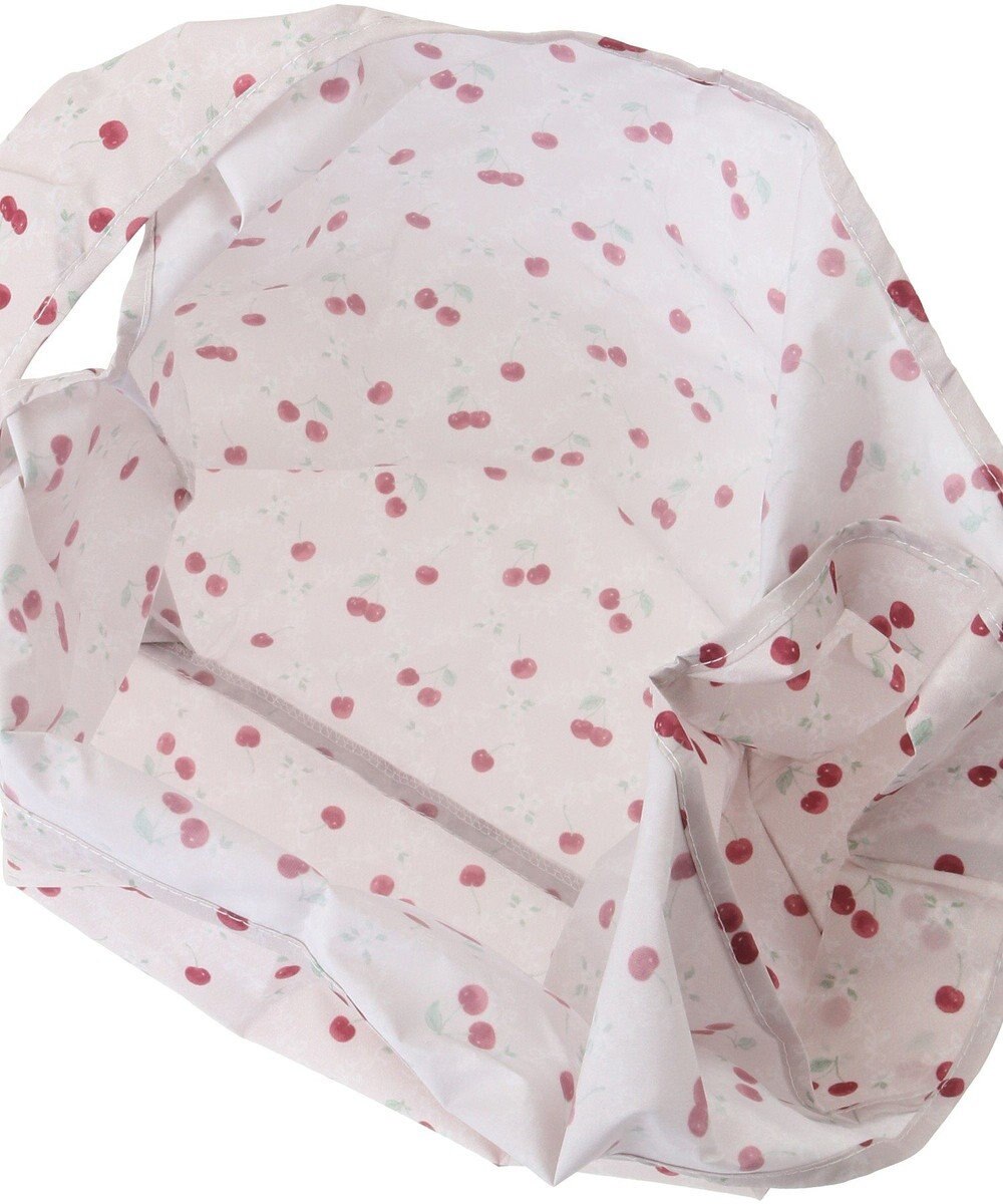 Maison de FLEUR チェリープリントエコバッグ 