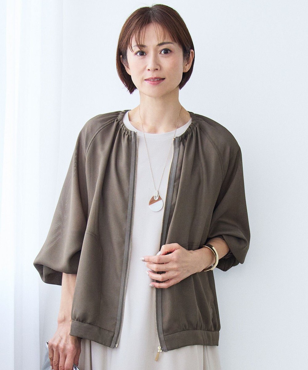 自由区 L 【新色追加・持ち運びに最適】メッシュ ブルゾン 