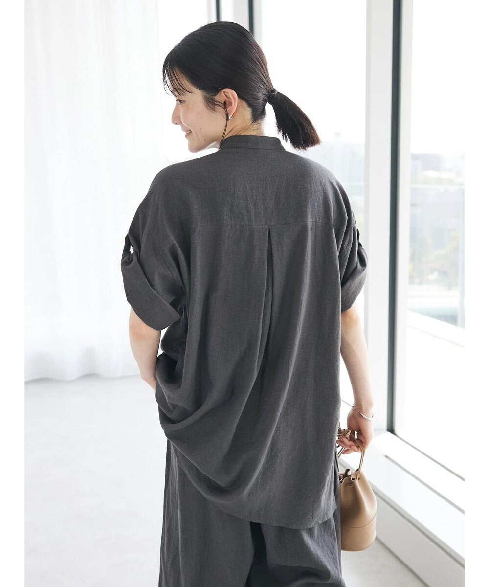 CRAFT STANDARD BOUTIQUE 【キナリノ別注】リネンレーヨンWポケットシャツ 