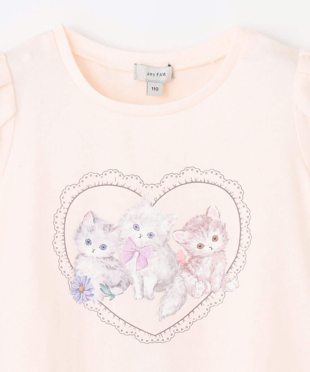 ANY KIDS ネックレス付き ネコTシャツ 