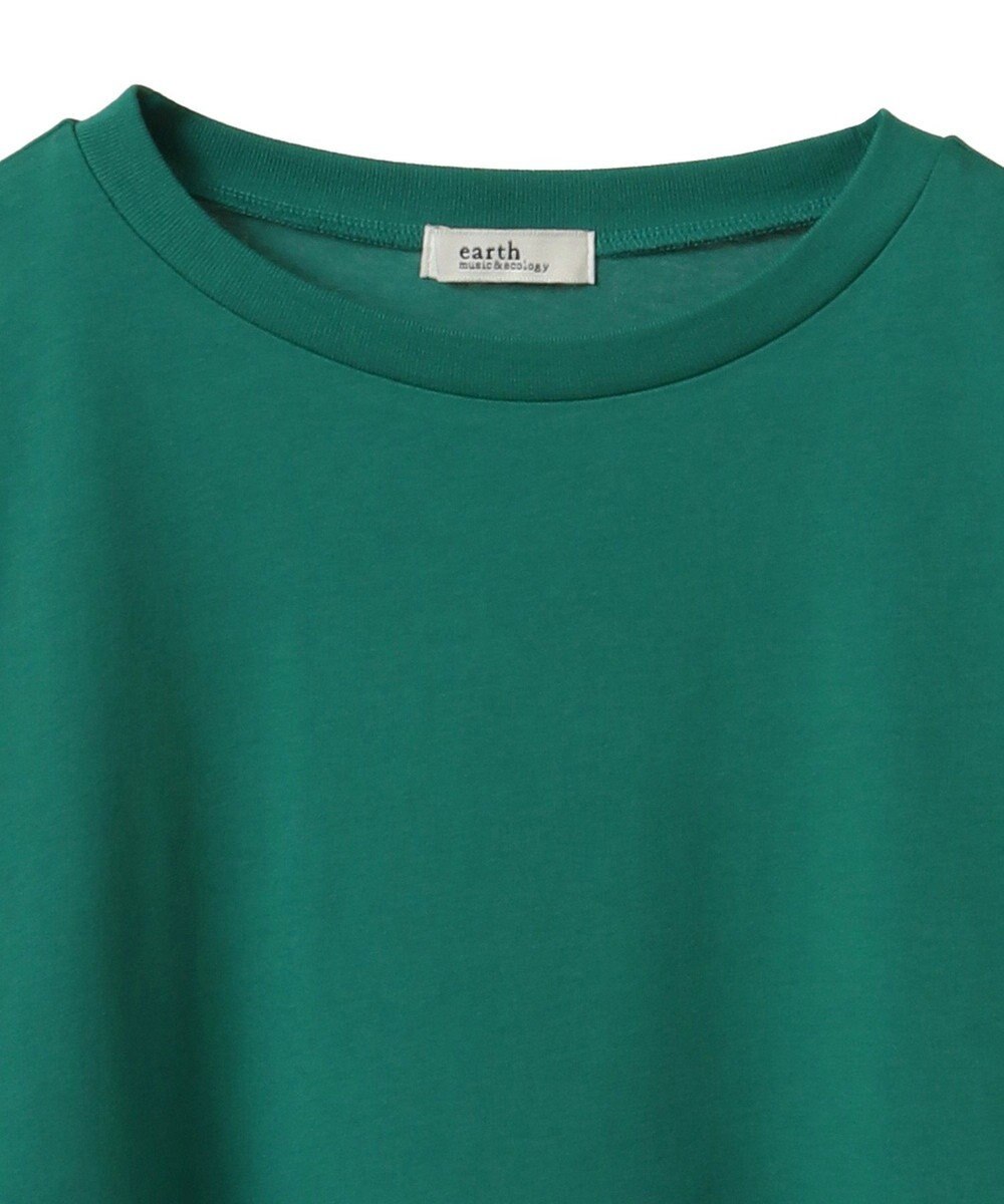 earth music&ecology 【接触冷感/洗濯機可】フリルドッキングポンチョＴ 