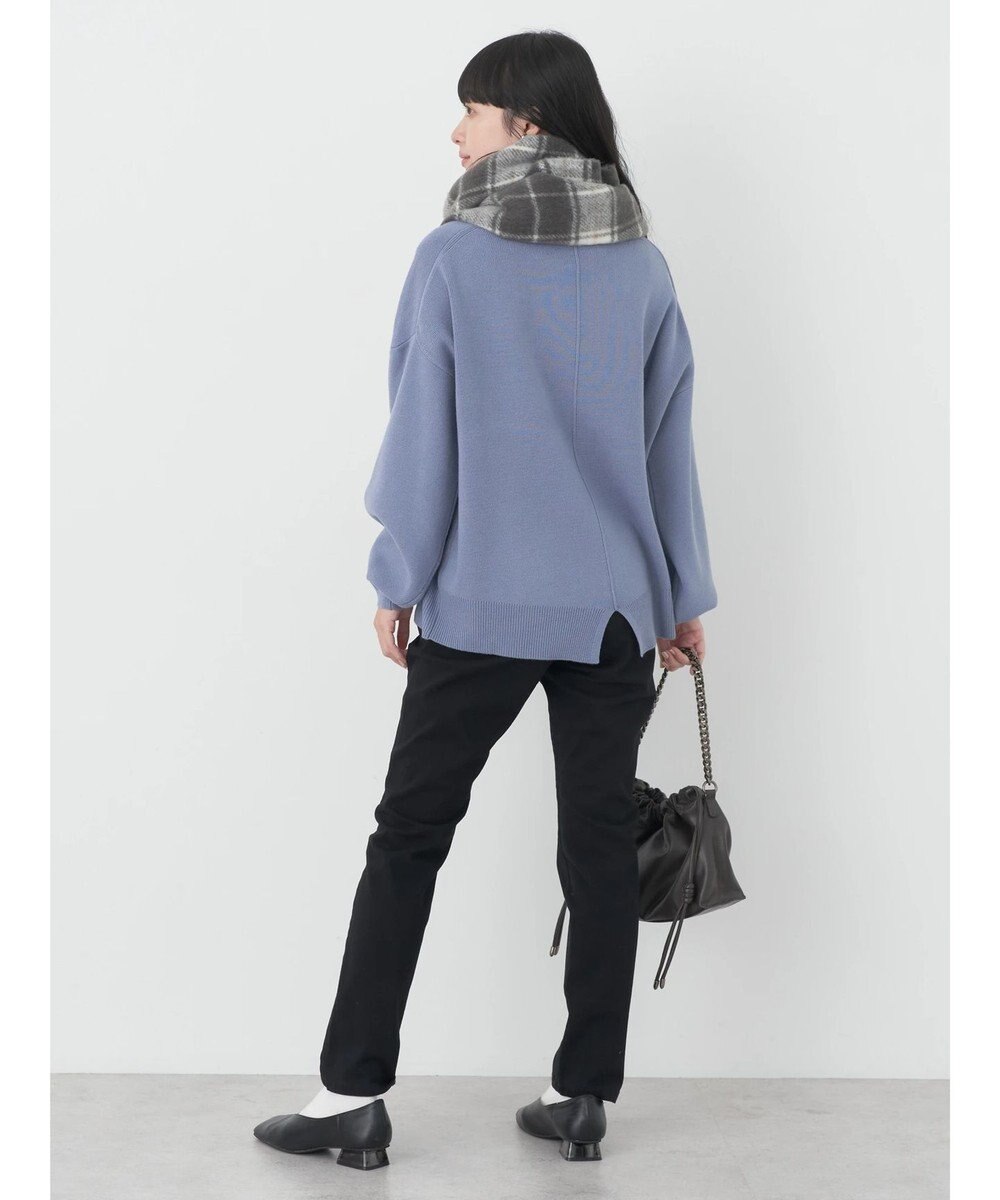 earth music&ecology アンチピリングバックスリットプルオーバー 