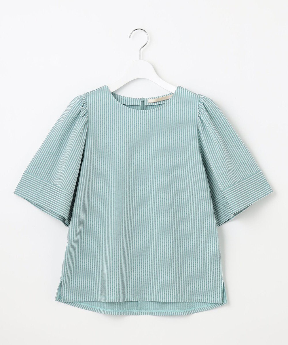 自由区 【WEB限定・洗える・XSサイズあり】シャドウサッカー カットソー 