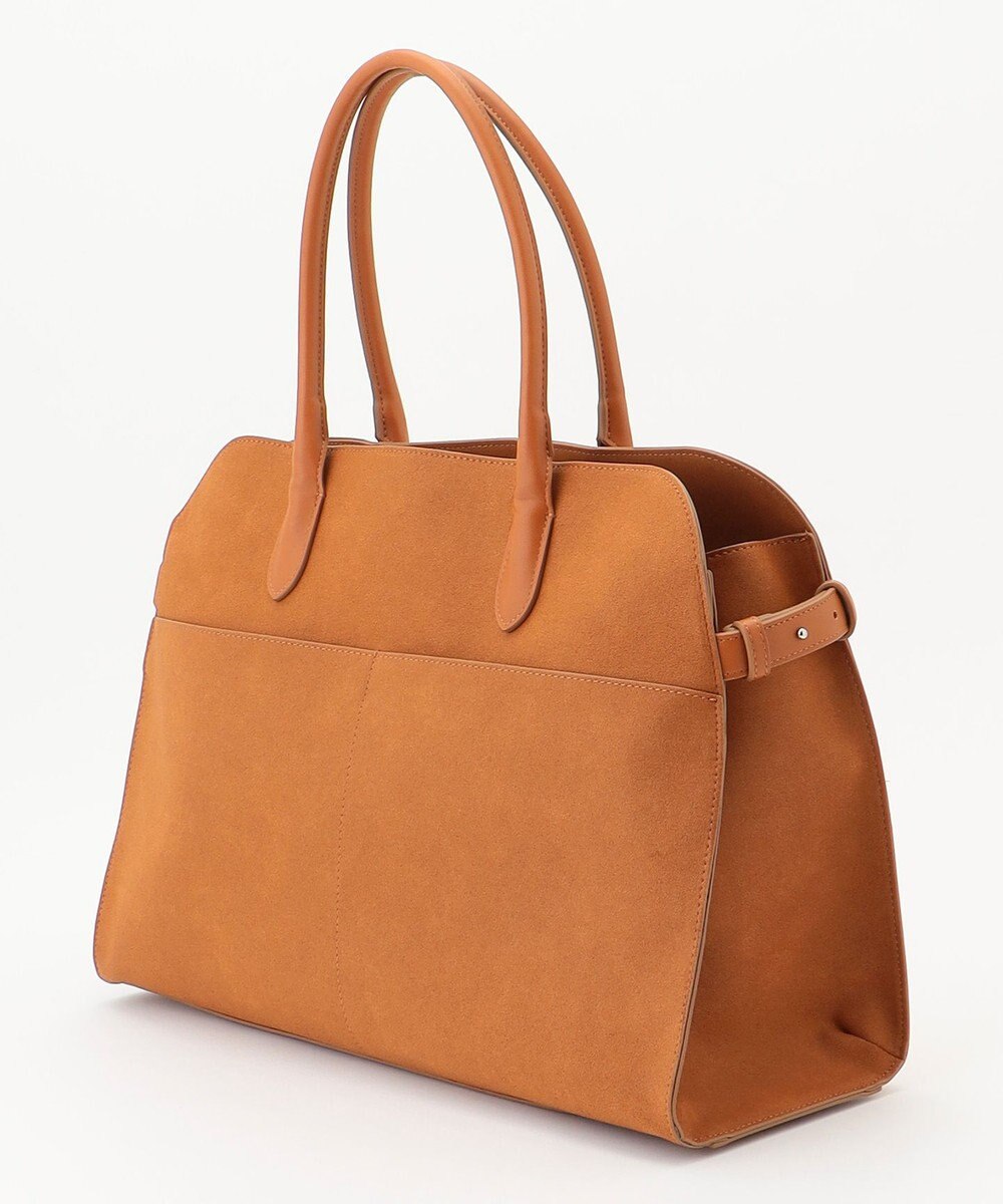 ICB 【A4サイズ収納可】スウェード ボストントート 