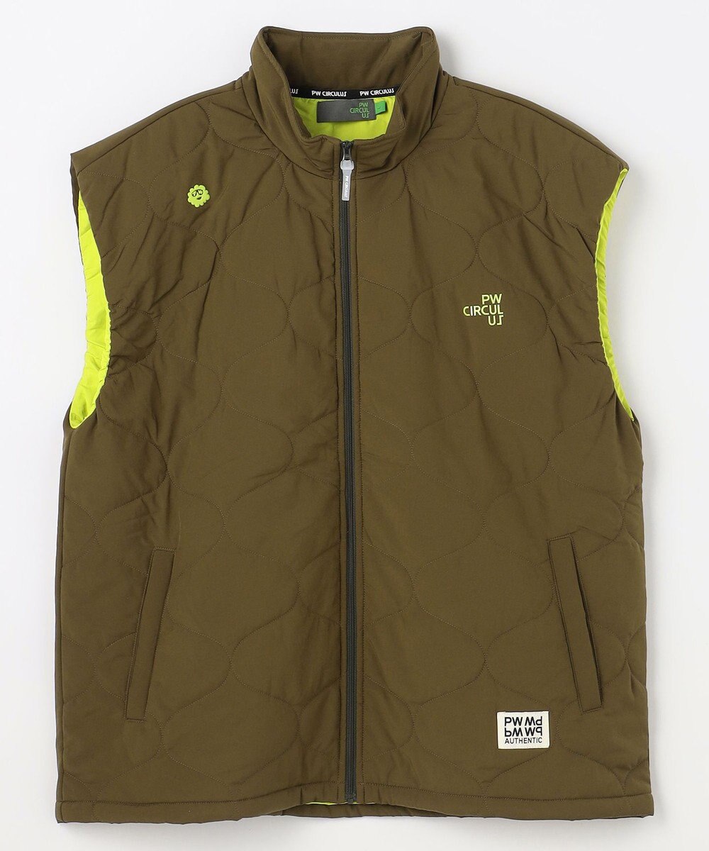 PW CIRCULUS 【撥水加工 / ストレッチ】【MEN】キルティング中綿ベスト ゴルフ 
